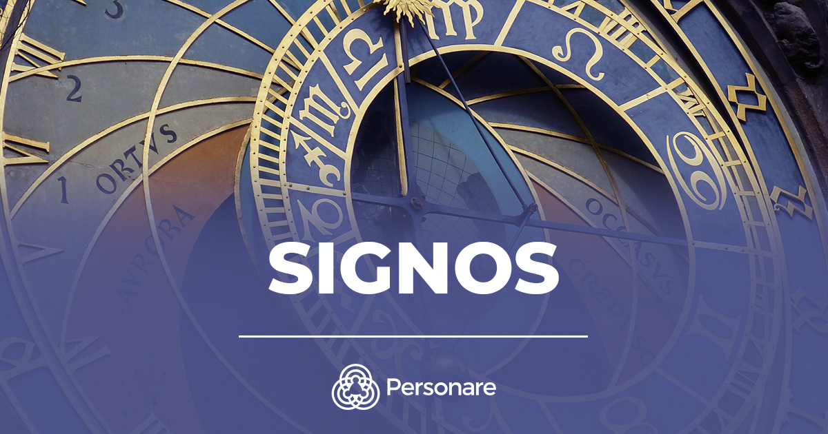 Tabela com data de todos os signos com seu planeta regente.